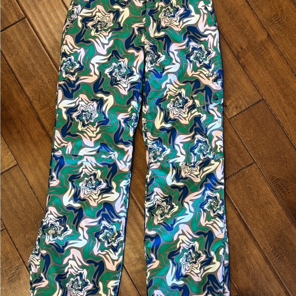Women’s Insulated Ski Pants Multicolor Patterned